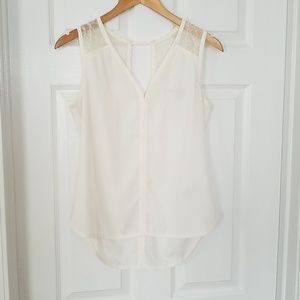 Banana Republic Cream Lace Tank